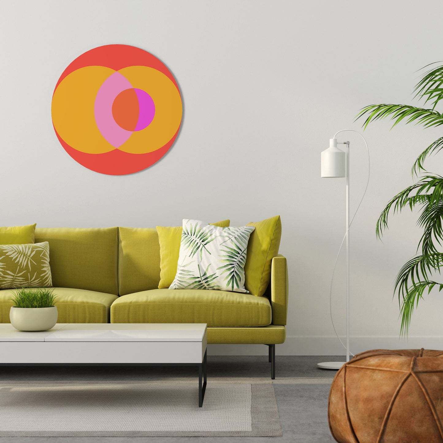 SOUL BROTHERHOOD Round Wall Art