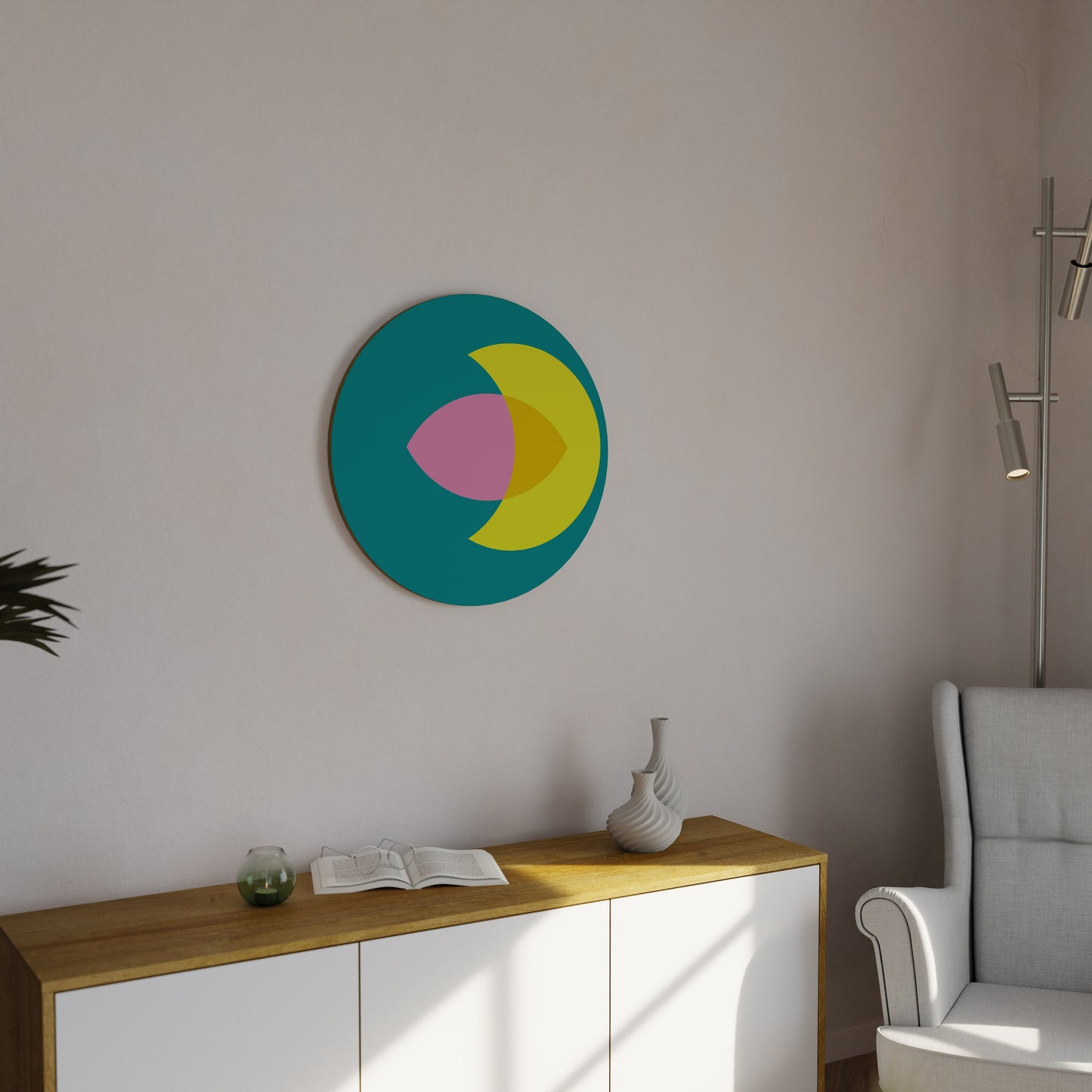 SPIRITUAL SUPPORT Round Wall Art