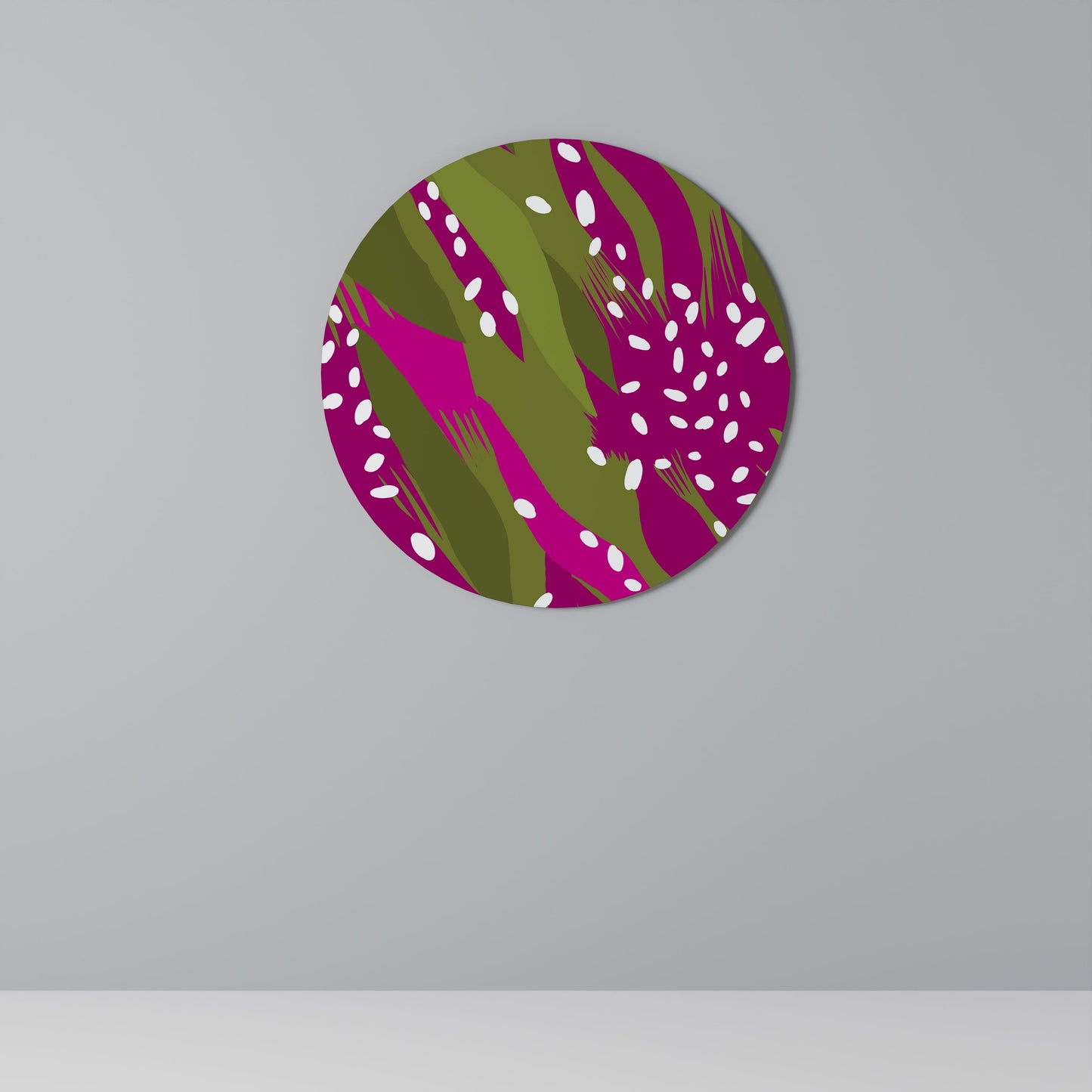 ENCHANTED TIGER Round Wall Art