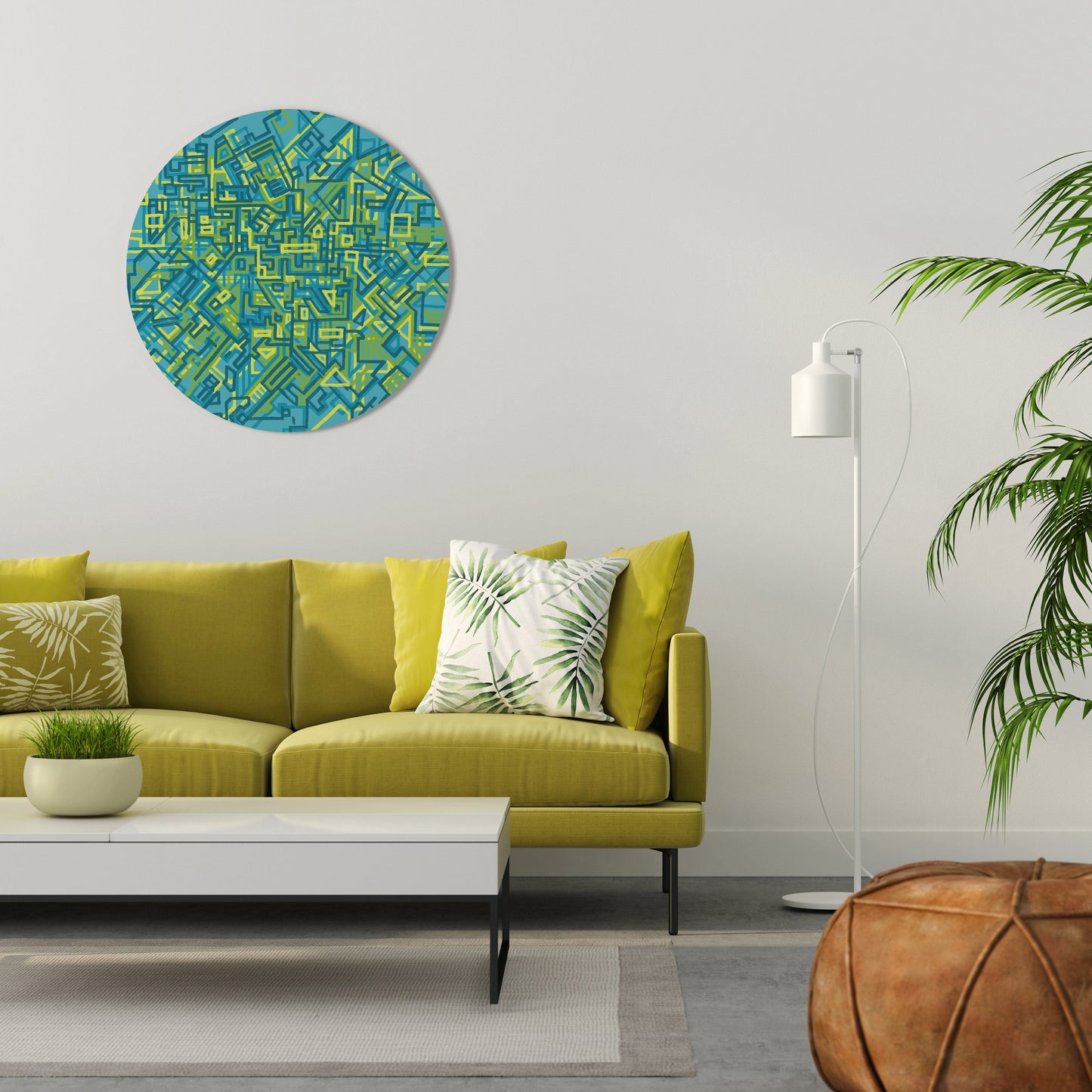 NOSTALGIC MEMORIES Round Wall Art