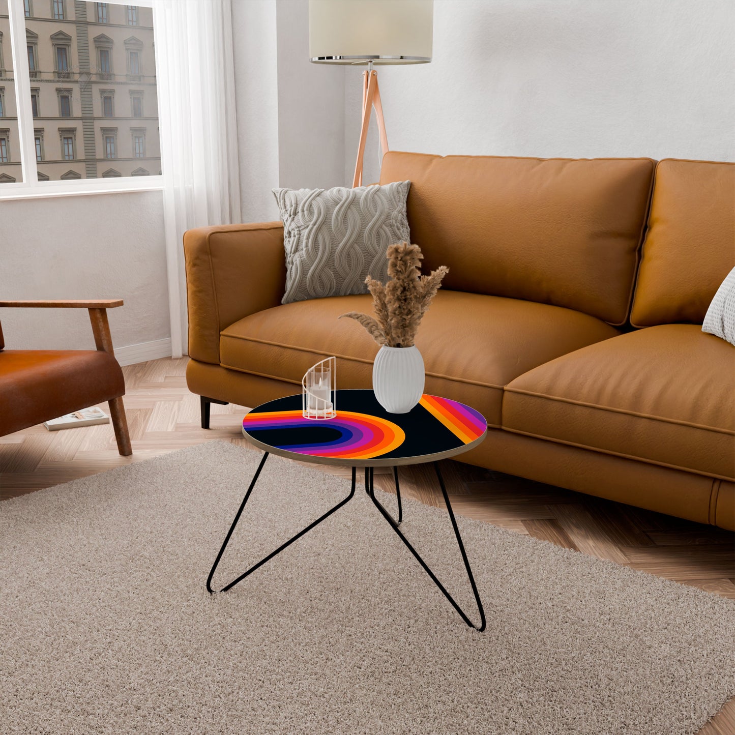 BLINDED BY THE LIGHTS Small Coffee Table