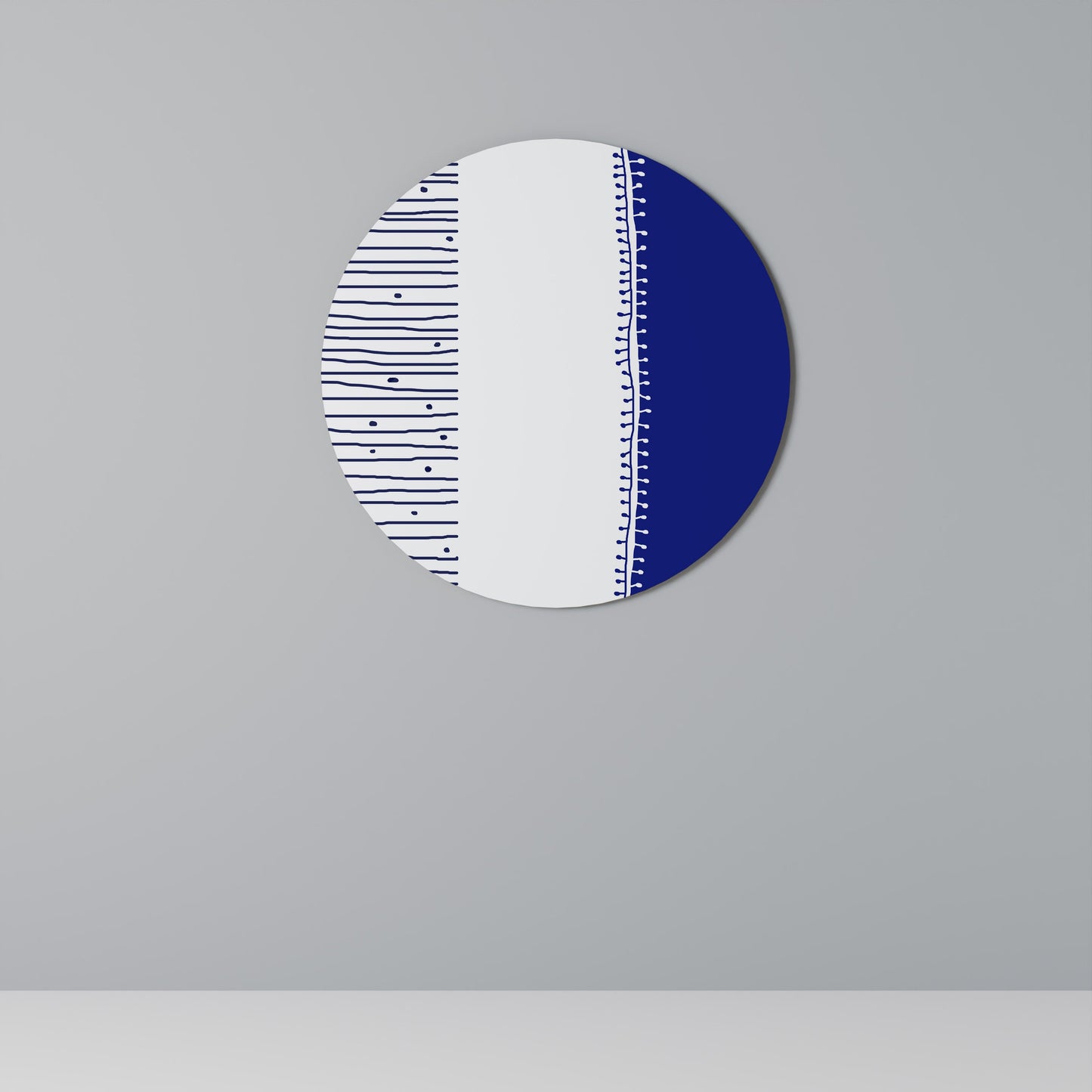 BLUE HARMONY DESIGN Round Wall Art