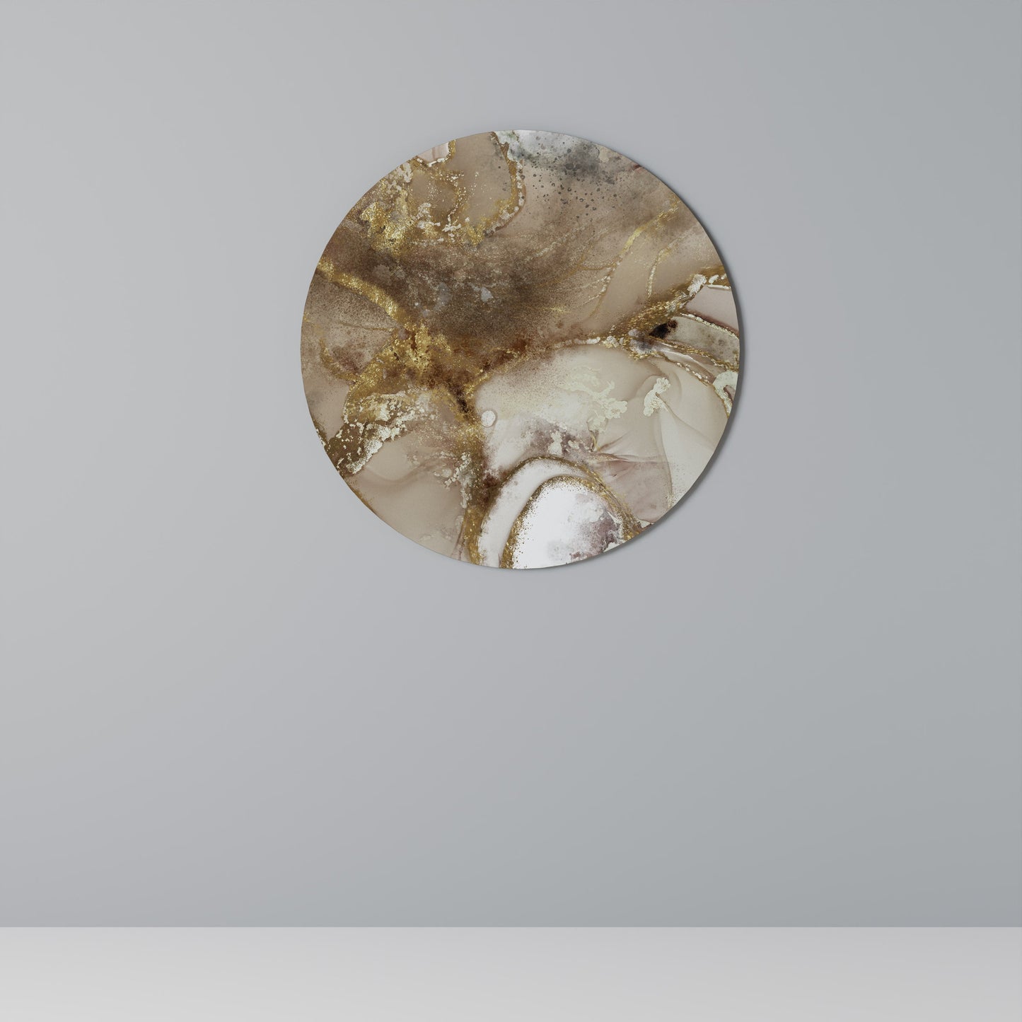 CALMING STREAMS Round Wall Art