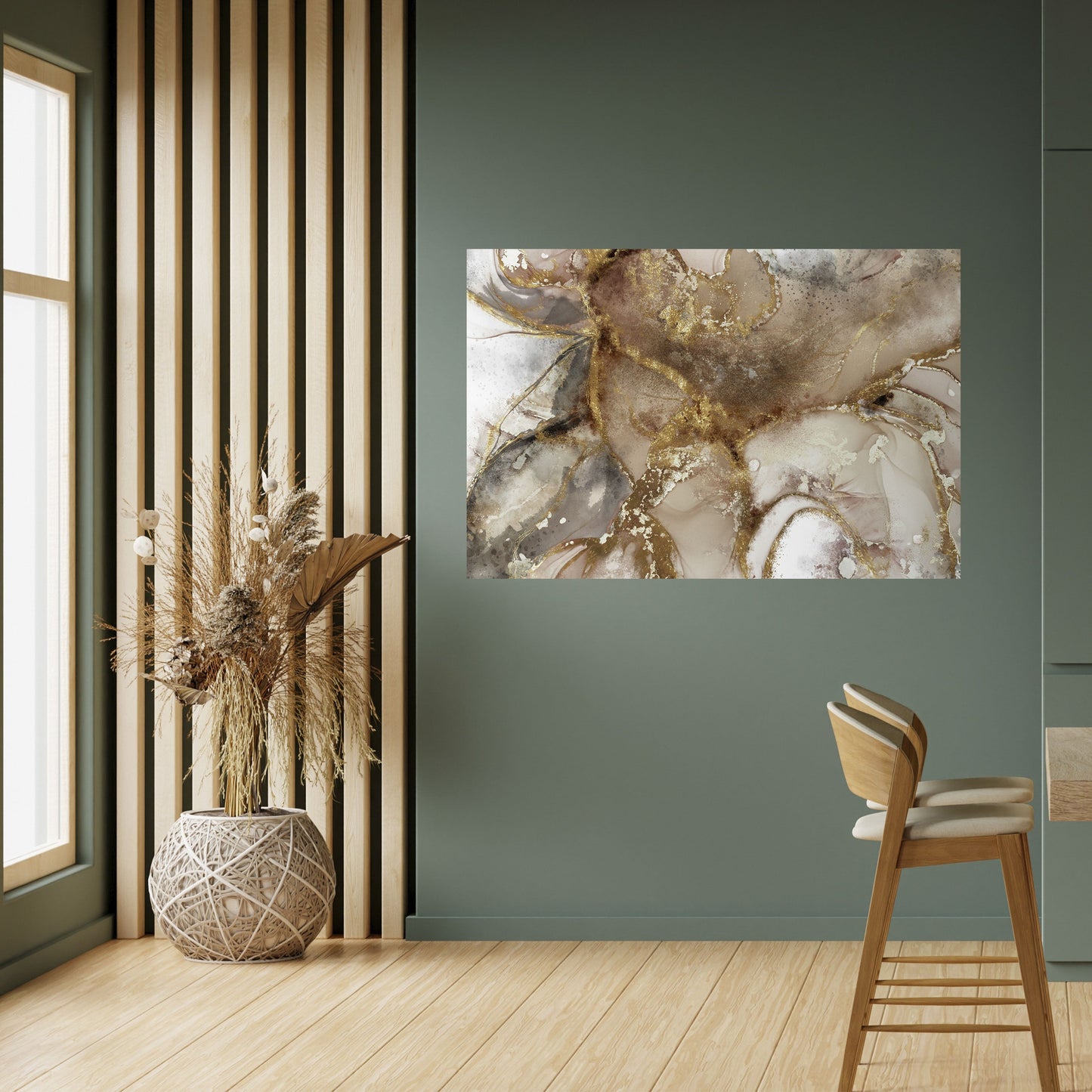 Poster orizzontale staccabile e attaccabile CALMING STREAMS
