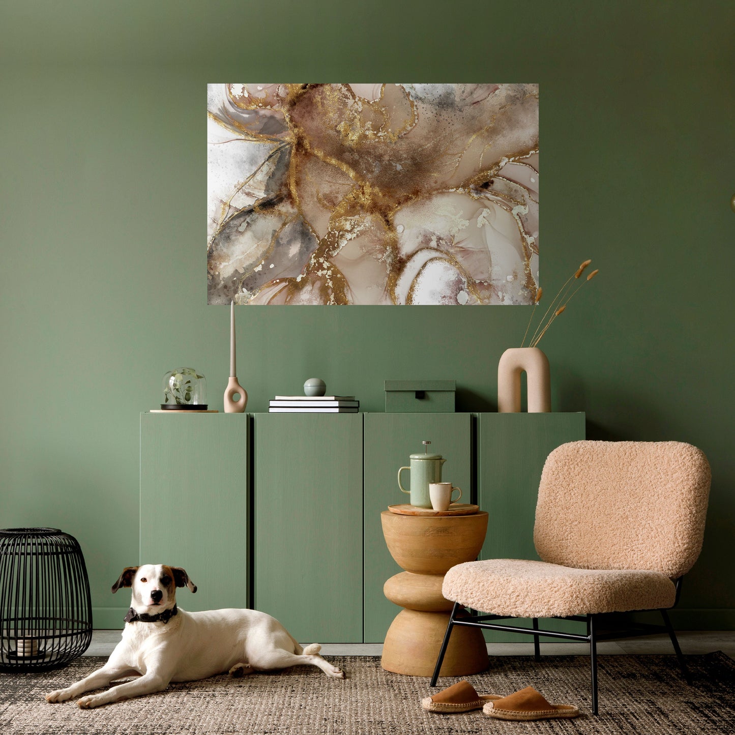 Poster orizzontale staccabile e attaccabile CALMING STREAMS