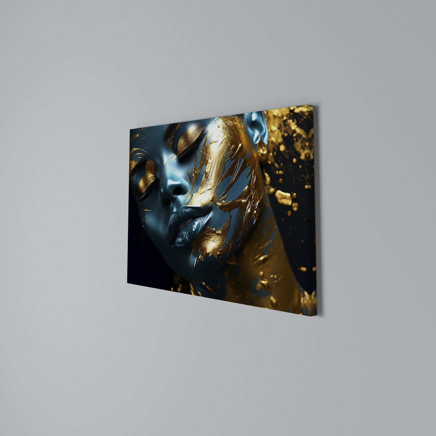 GOLDEN SERENITY Stampa su tela orizzontale