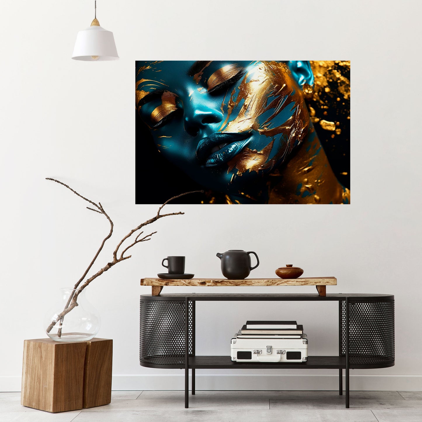 Poster orizzontale staccabile e attaccabile GOLDEN SERENITY