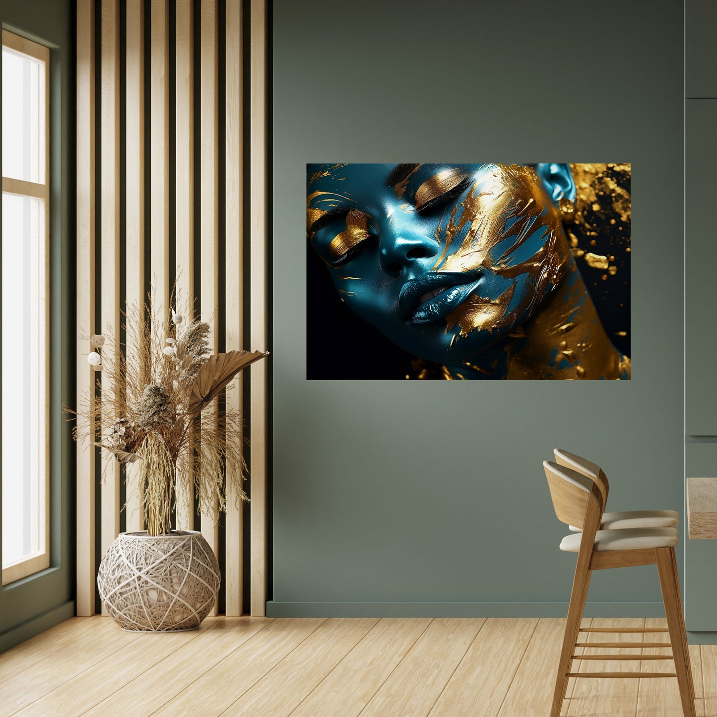Poster orizzontale staccabile e attaccabile GOLDEN SERENITY