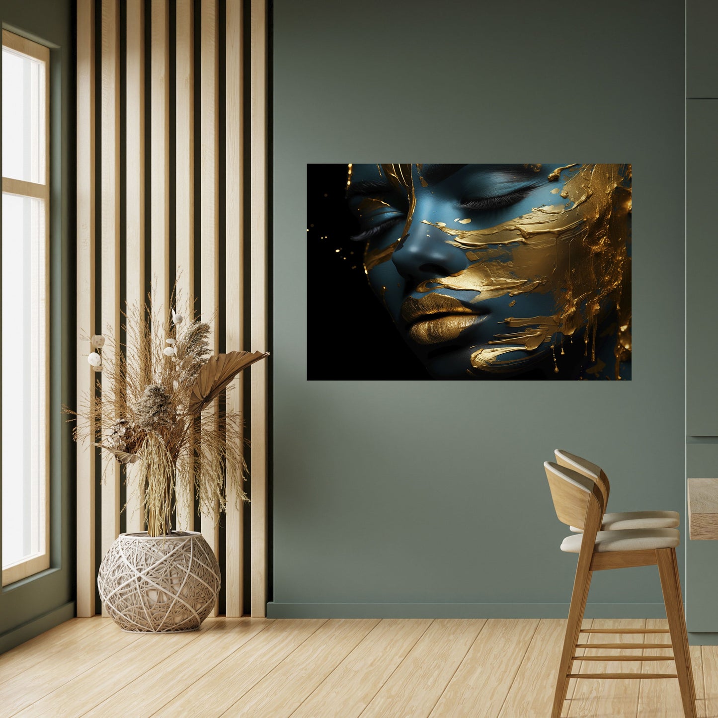 Poster orizzontale staccabile e attaccabile GLOWING ELEGANCE