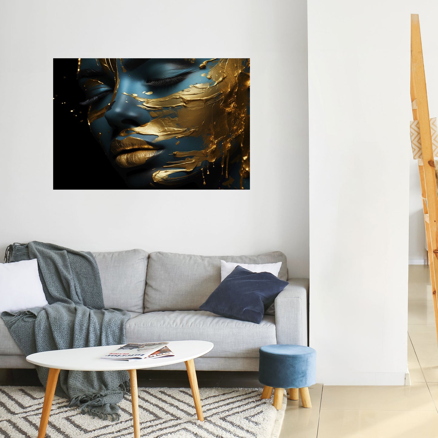 Poster orizzontale staccabile e attaccabile GLOWING ELEGANCE