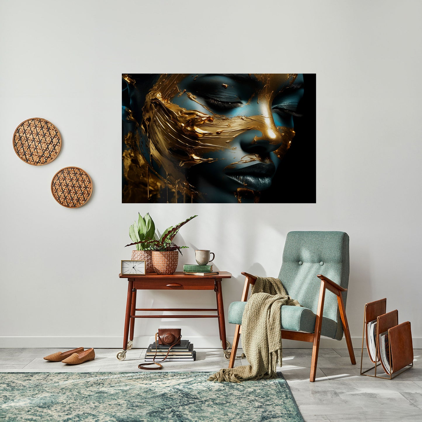 Poster orizzontale staccabile e attaccabile LUSTROUS BEAUTY