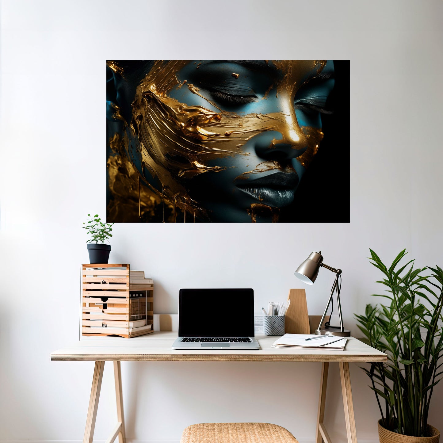 Poster orizzontale staccabile e attaccabile LUSTROUS BEAUTY