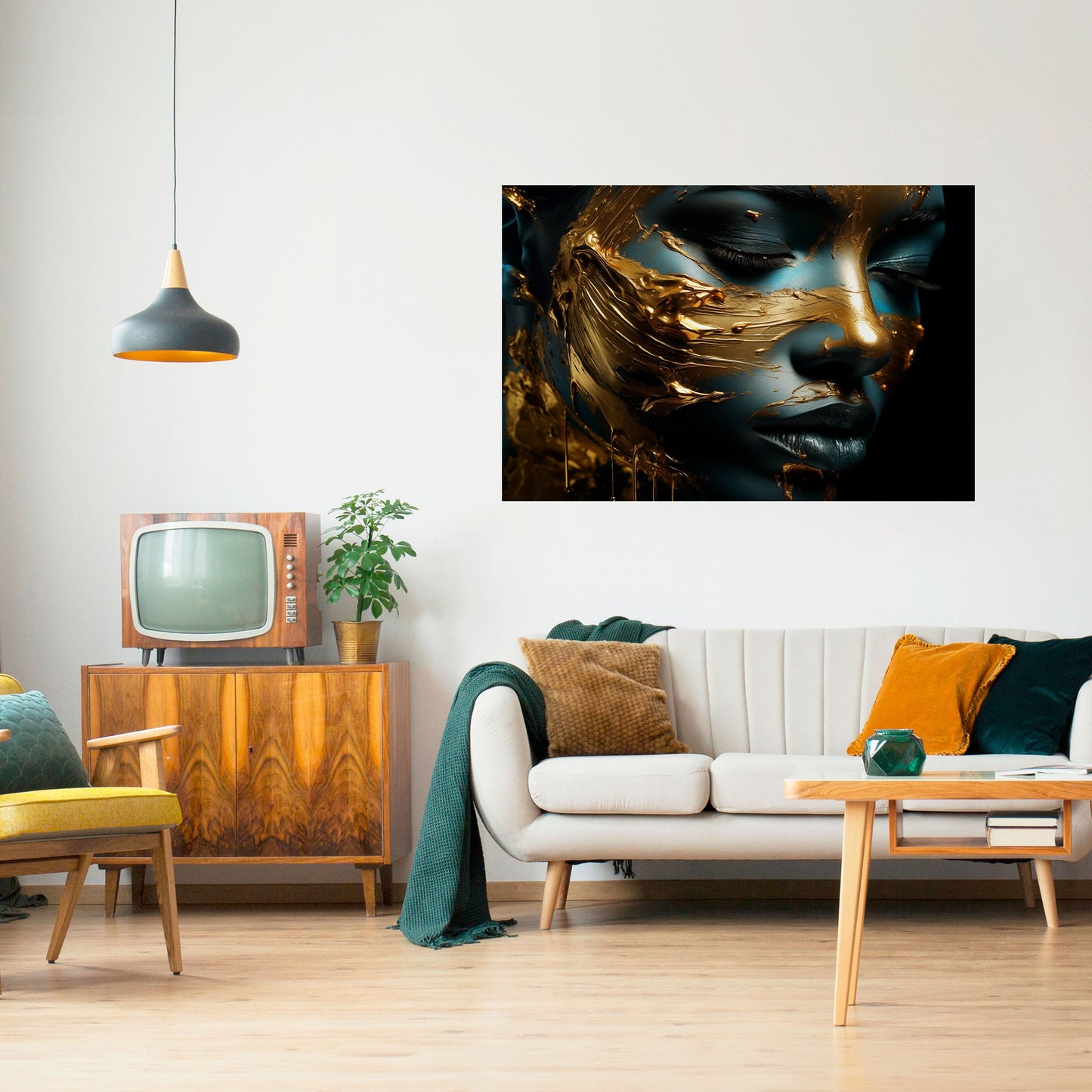Poster orizzontale staccabile e attaccabile LUSTROUS BEAUTY
