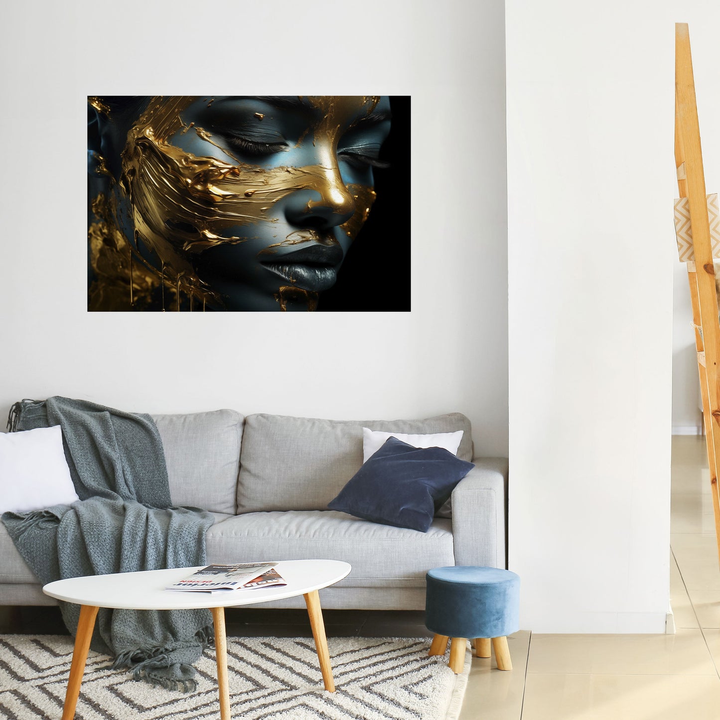 Poster orizzontale staccabile e attaccabile LUSTROUS BEAUTY