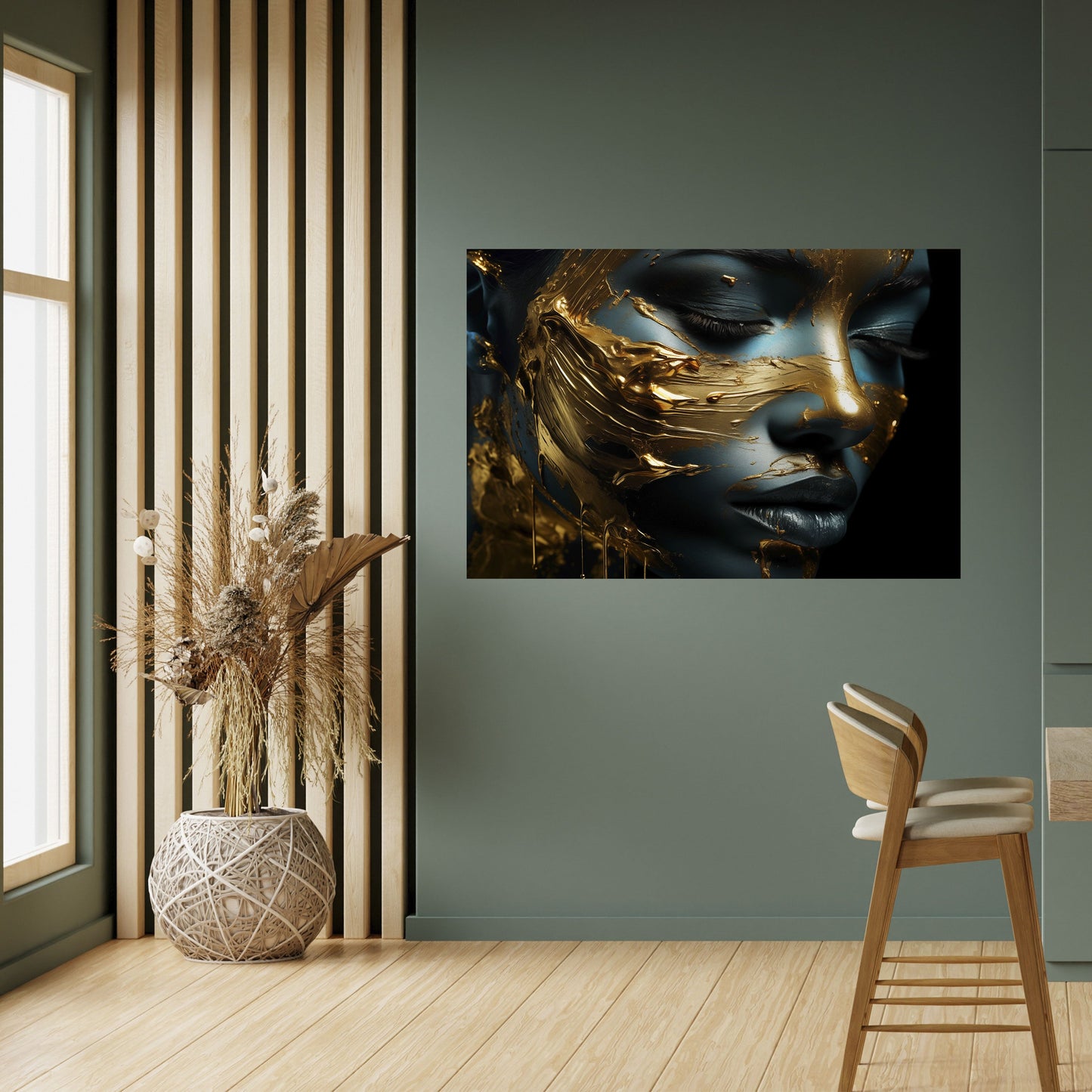 Poster orizzontale staccabile e attaccabile LUSTROUS BEAUTY