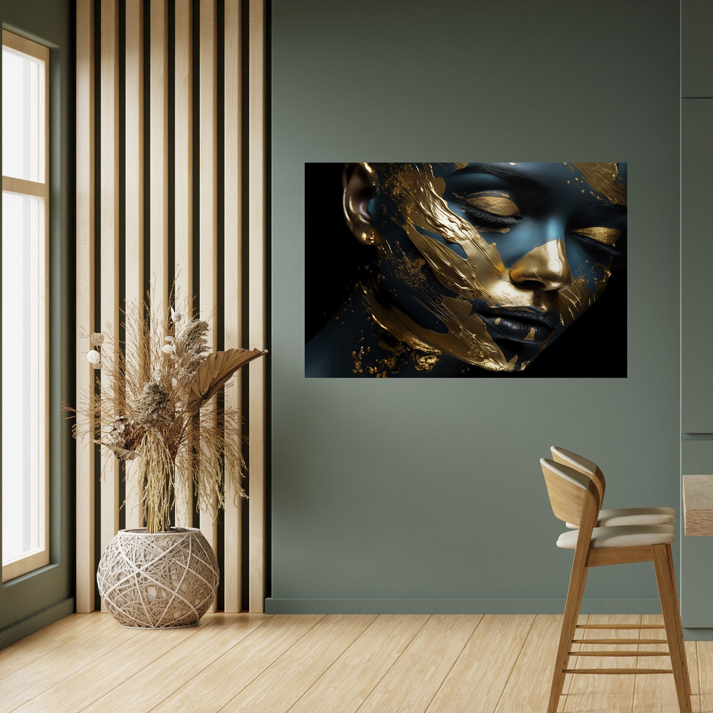 Poster orizzontale staccabile e attaccabile GILDED GRACE