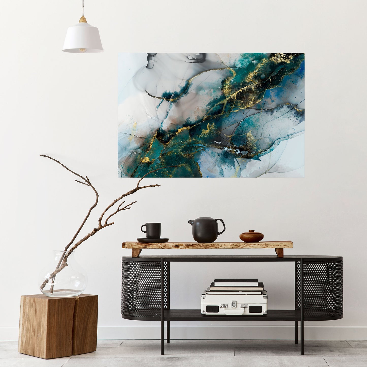 Poster orizzontale staccabile e attaccabile SERENE DRIFT