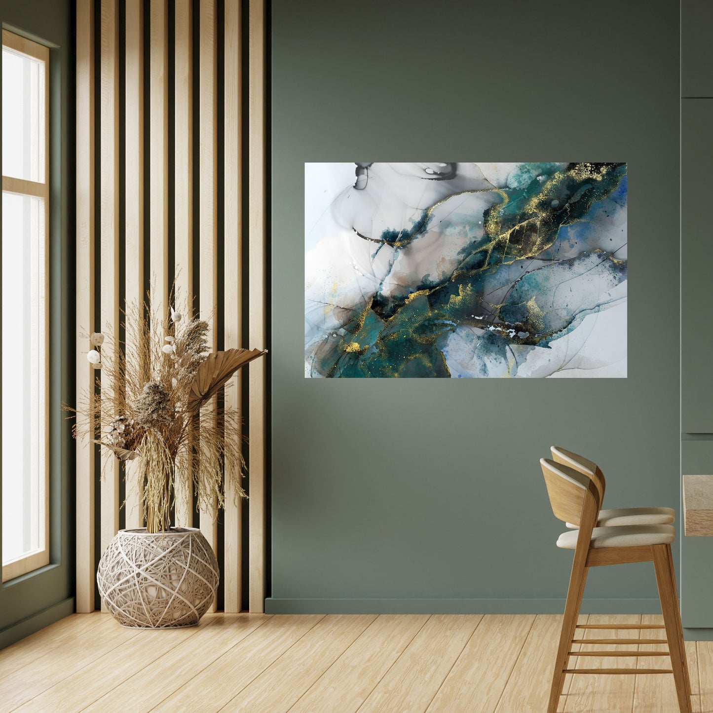 Poster orizzontale staccabile e attaccabile SERENE DRIFT