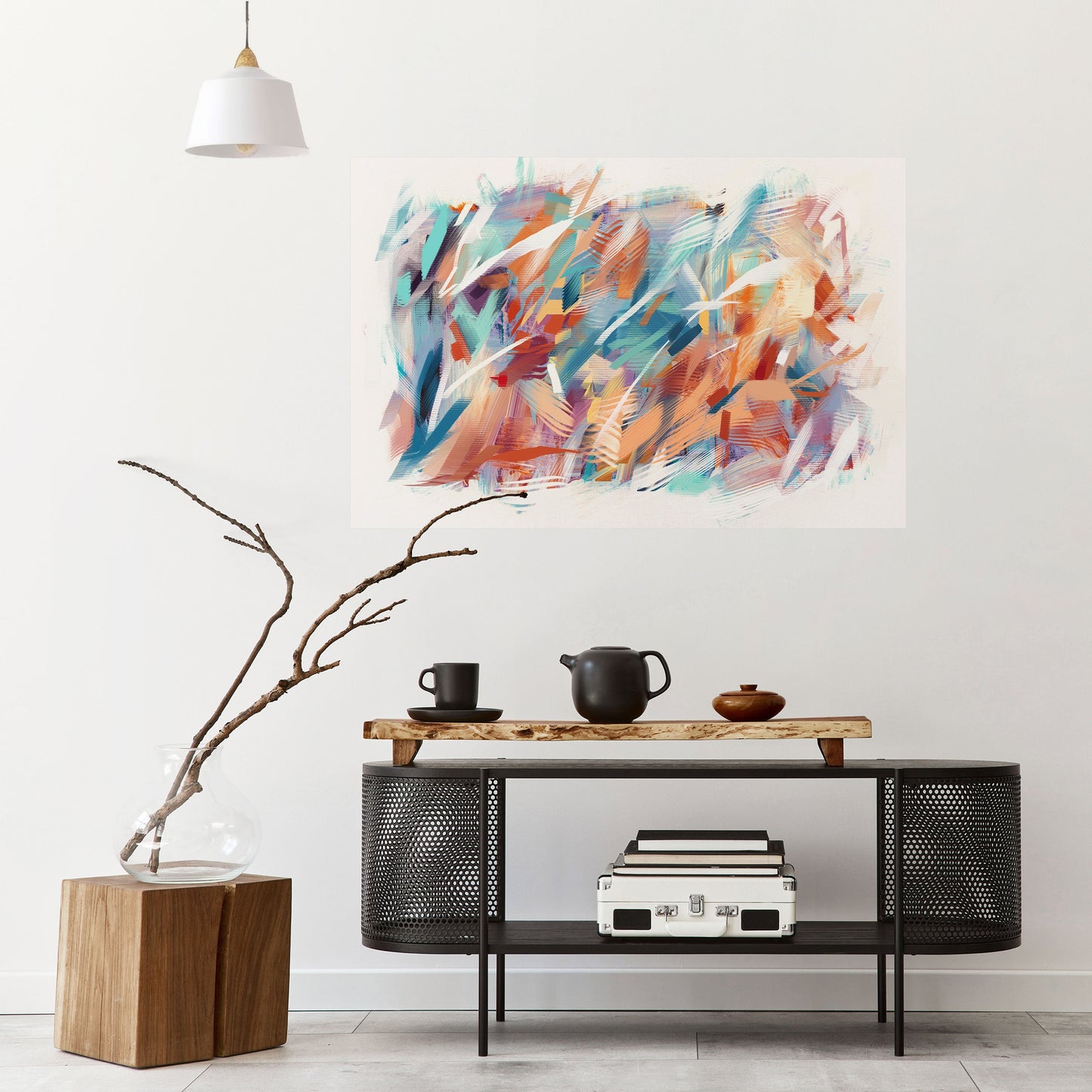 DREAMLIKE PALETTE Poster orizzontale staccabile e attaccabile
