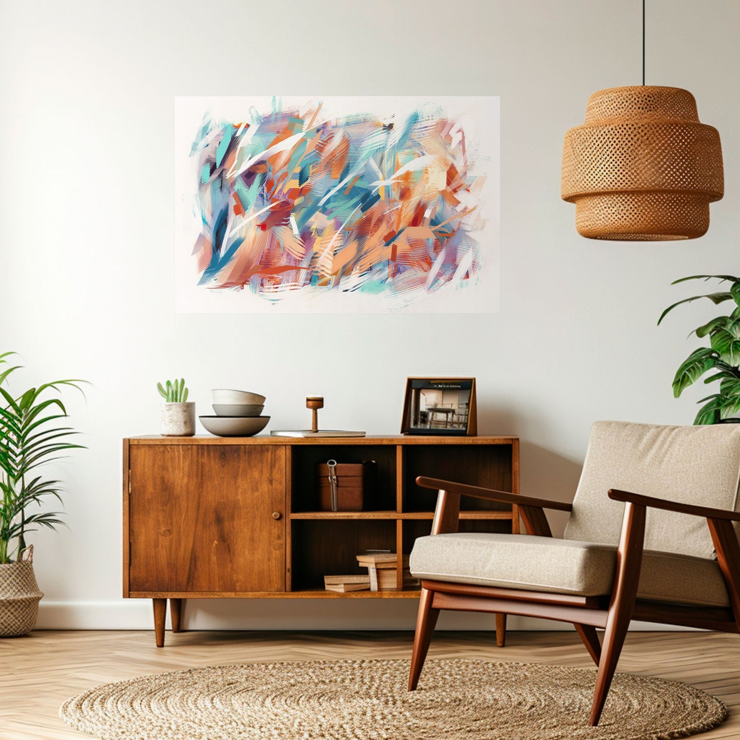 DREAMLIKE PALETTE Poster orizzontale staccabile e attaccabile