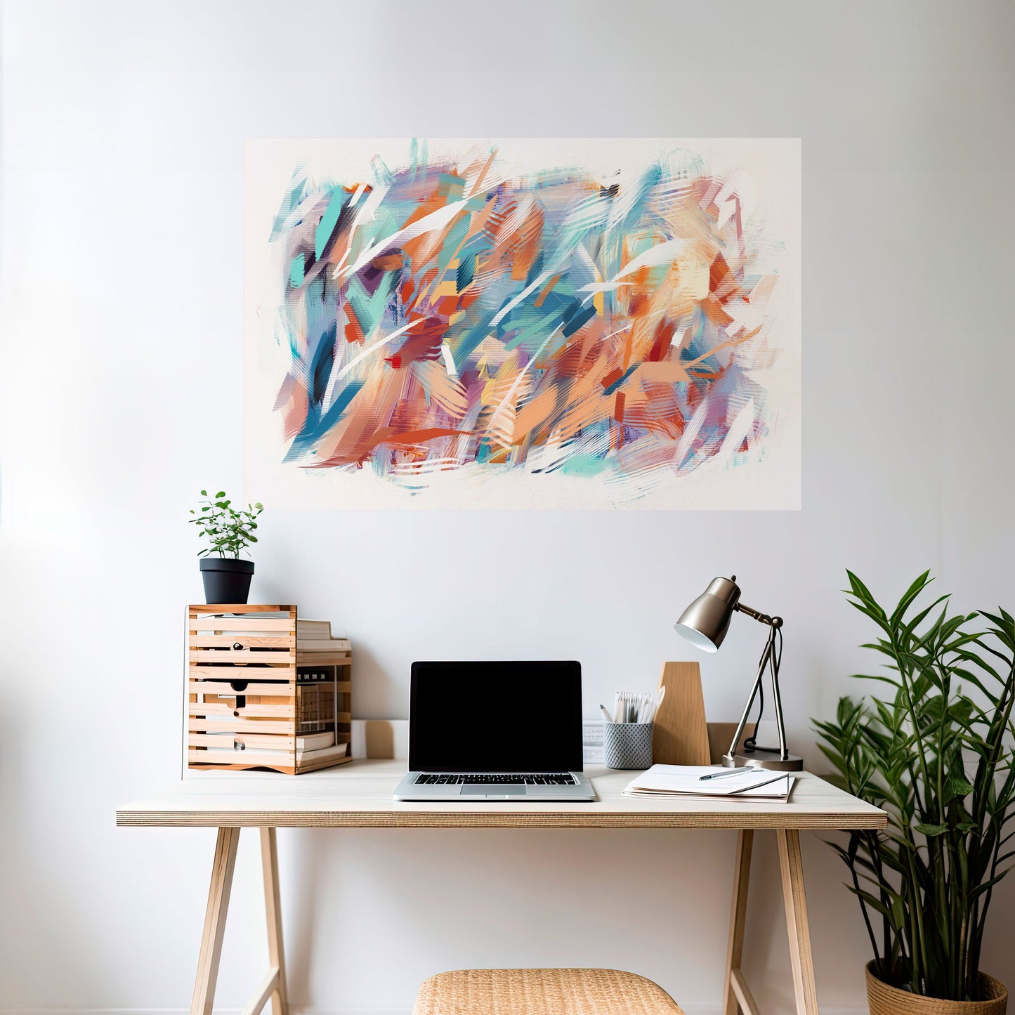 DREAMLIKE PALETTE Poster orizzontale staccabile e attaccabile