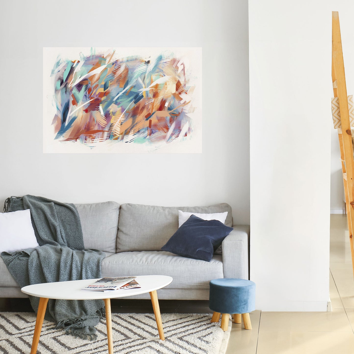 DREAMLIKE PALETTE Poster orizzontale staccabile e attaccabile