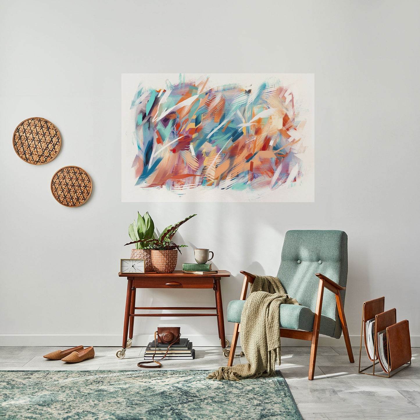DREAMLIKE PALETTE Poster orizzontale staccabile e attaccabile