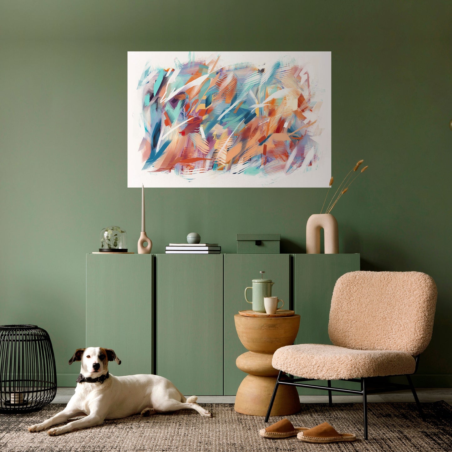 DREAMLIKE PALETTE Poster orizzontale staccabile e attaccabile