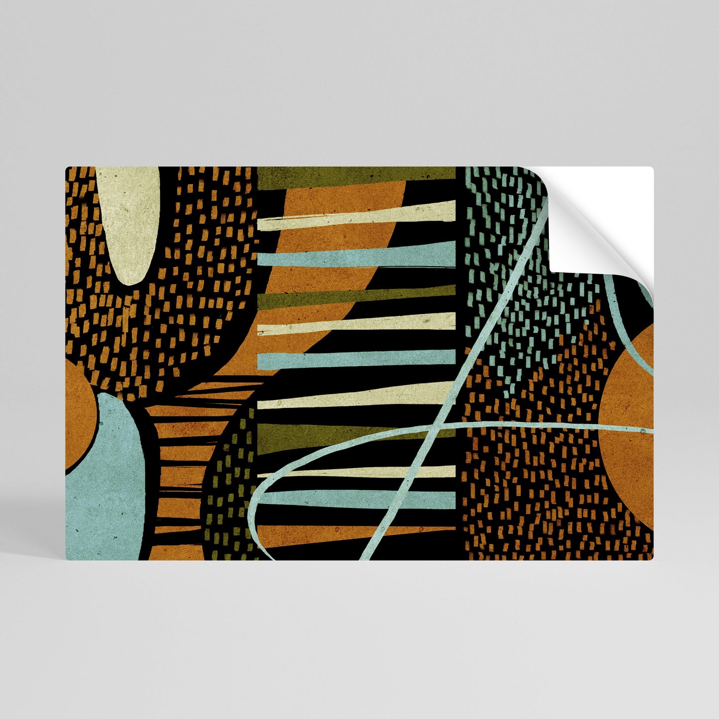 Poster orizzontale staccabile e attaccabile CLEAR CREATION