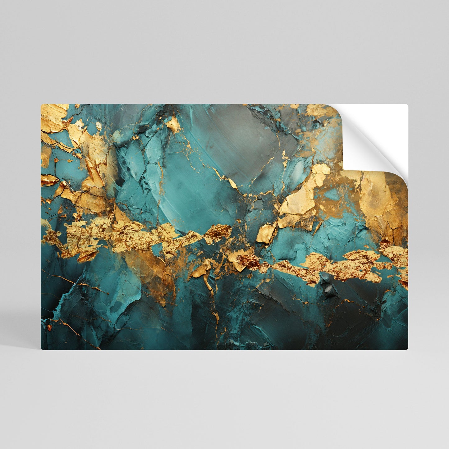 Poster orizzontale staccabile e attaccabile CELESTIAL GOLDRUSH