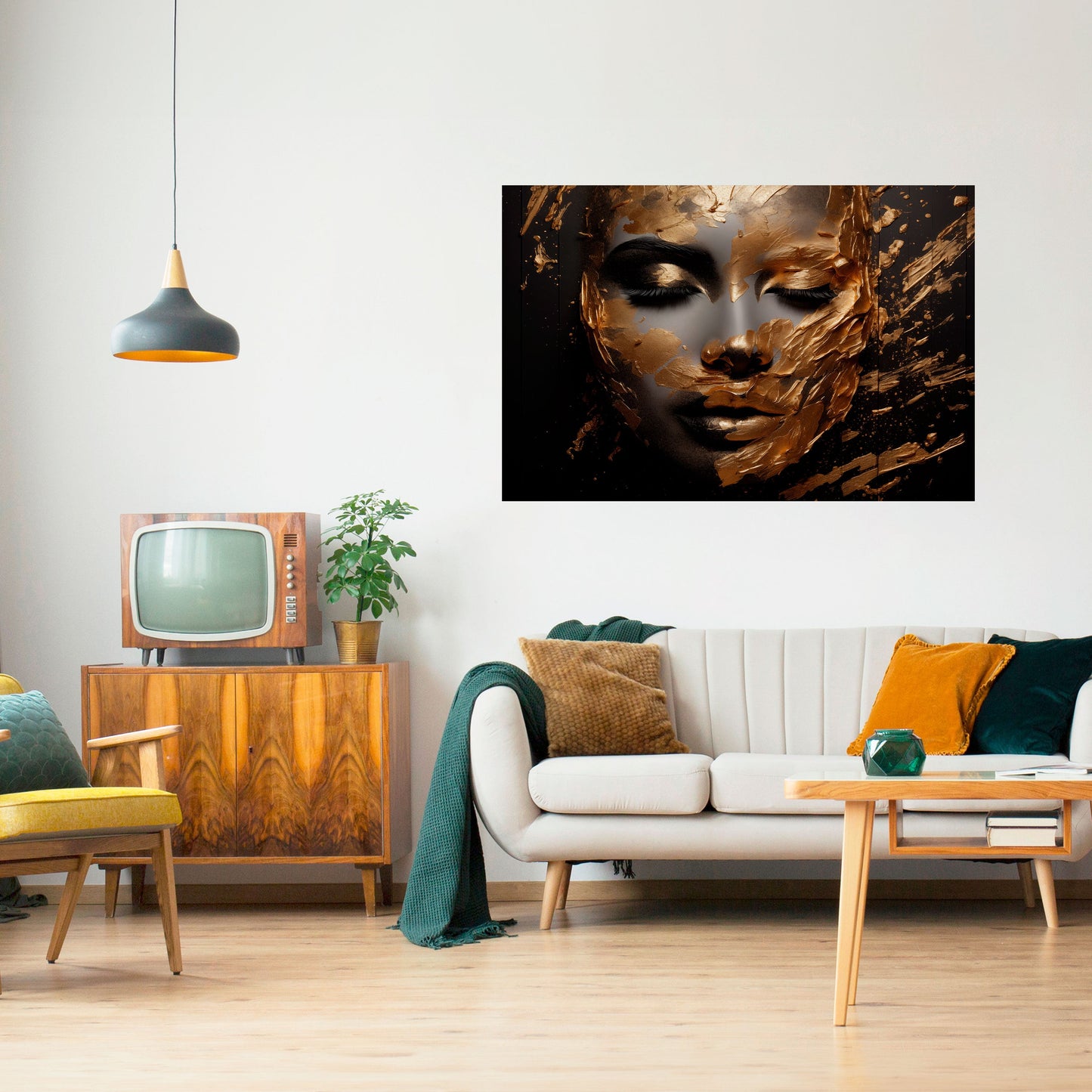 ELEGANZA BRILLANTE Poster orizzontale staccabile e attaccabile