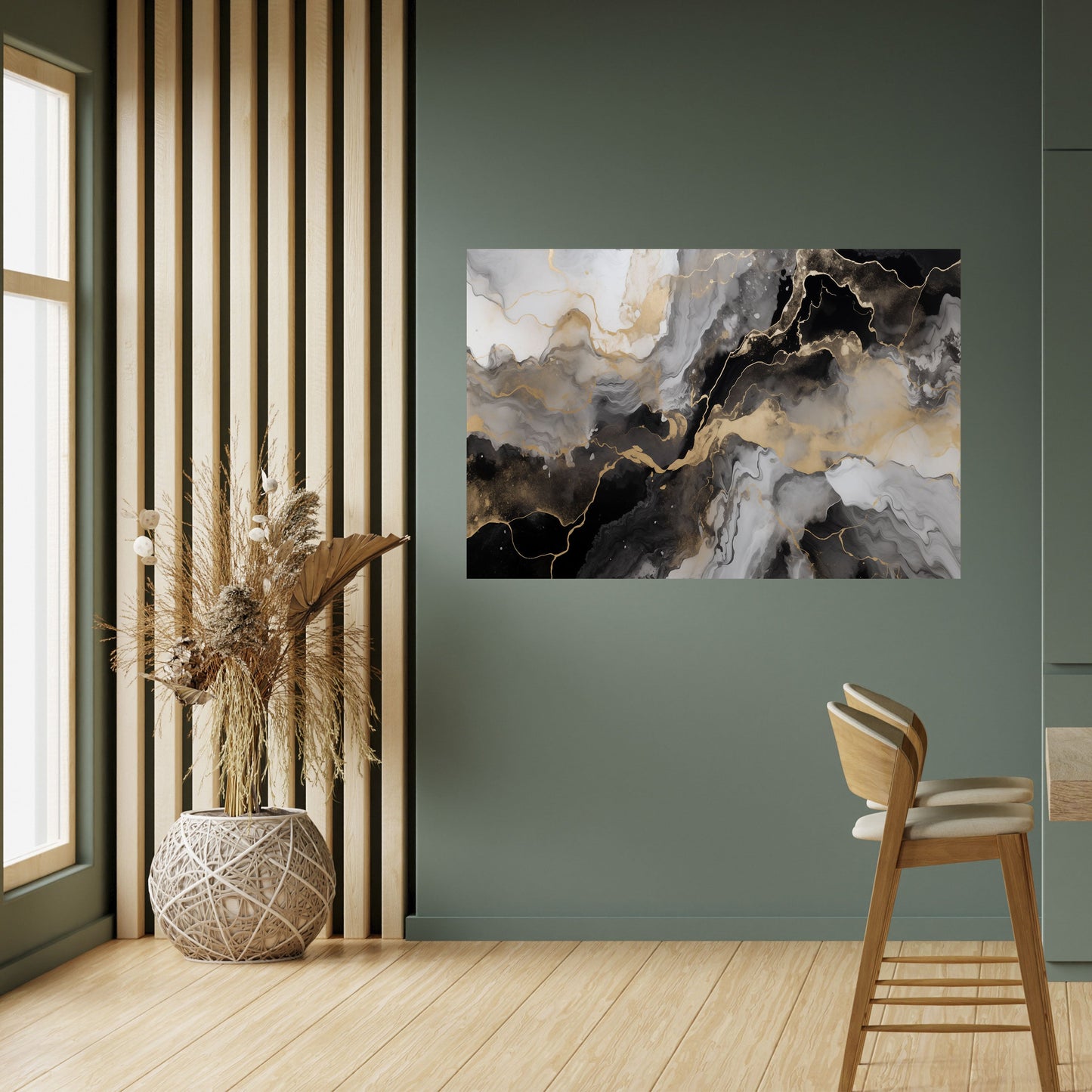 Poster orizzontale staccabile e attaccabile MYSTIC VEINS