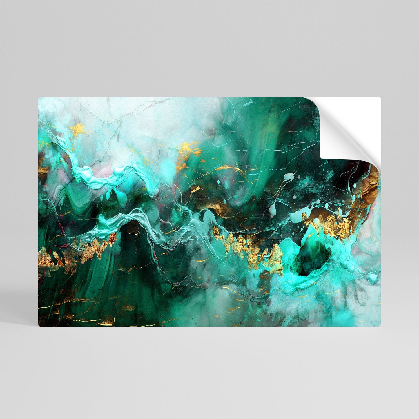 GRACEFUL WAVES Poster orizzontale staccabile e attaccabile