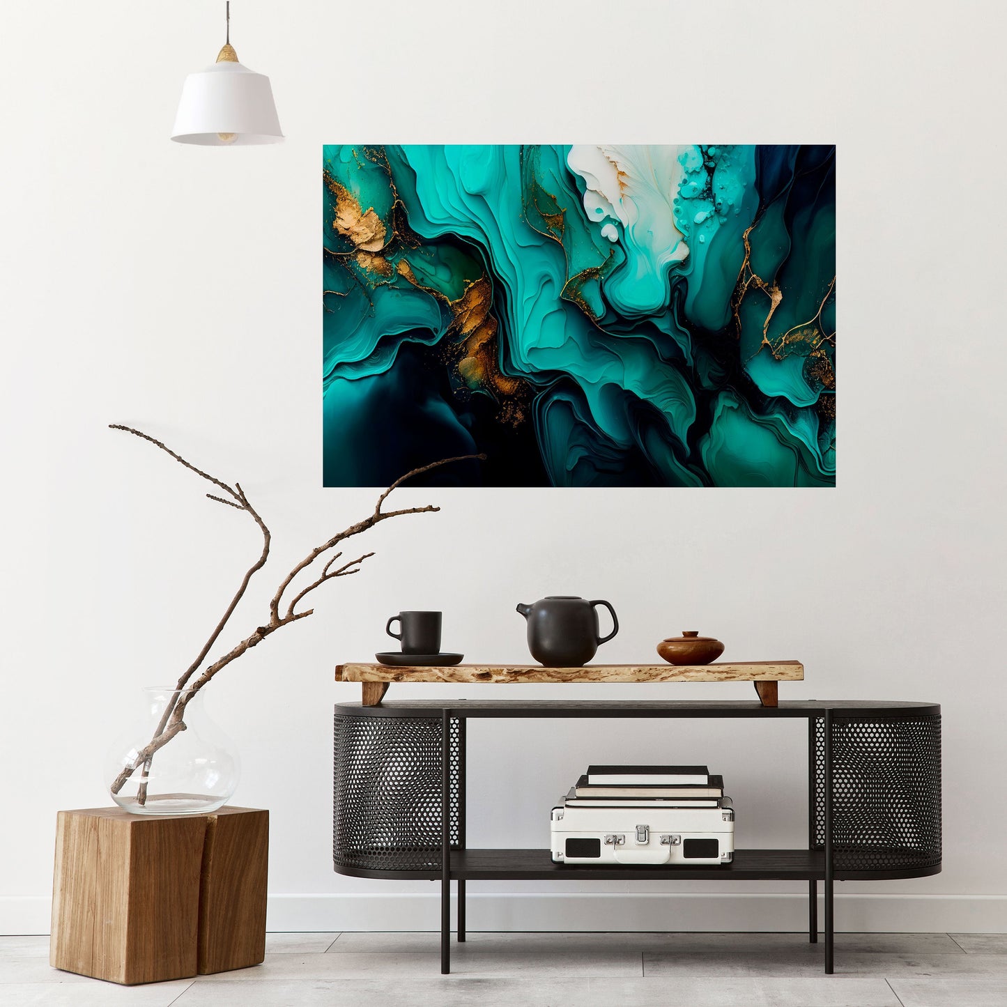 Poster orizzontale SUBLIME WHIRLS stacca e attacca