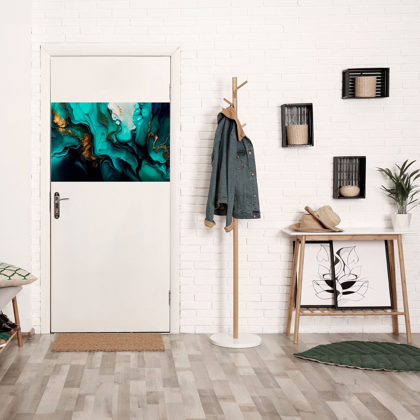 Poster orizzontale SUBLIME WHIRLS stacca e attacca