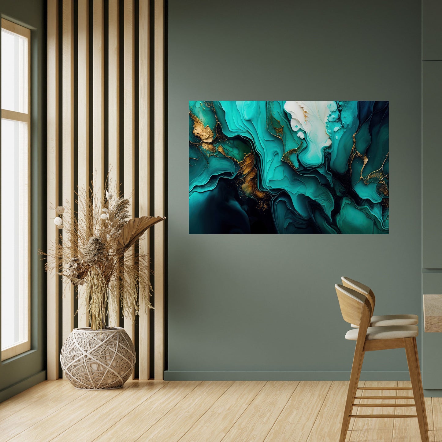 Poster orizzontale SUBLIME WHIRLS stacca e attacca