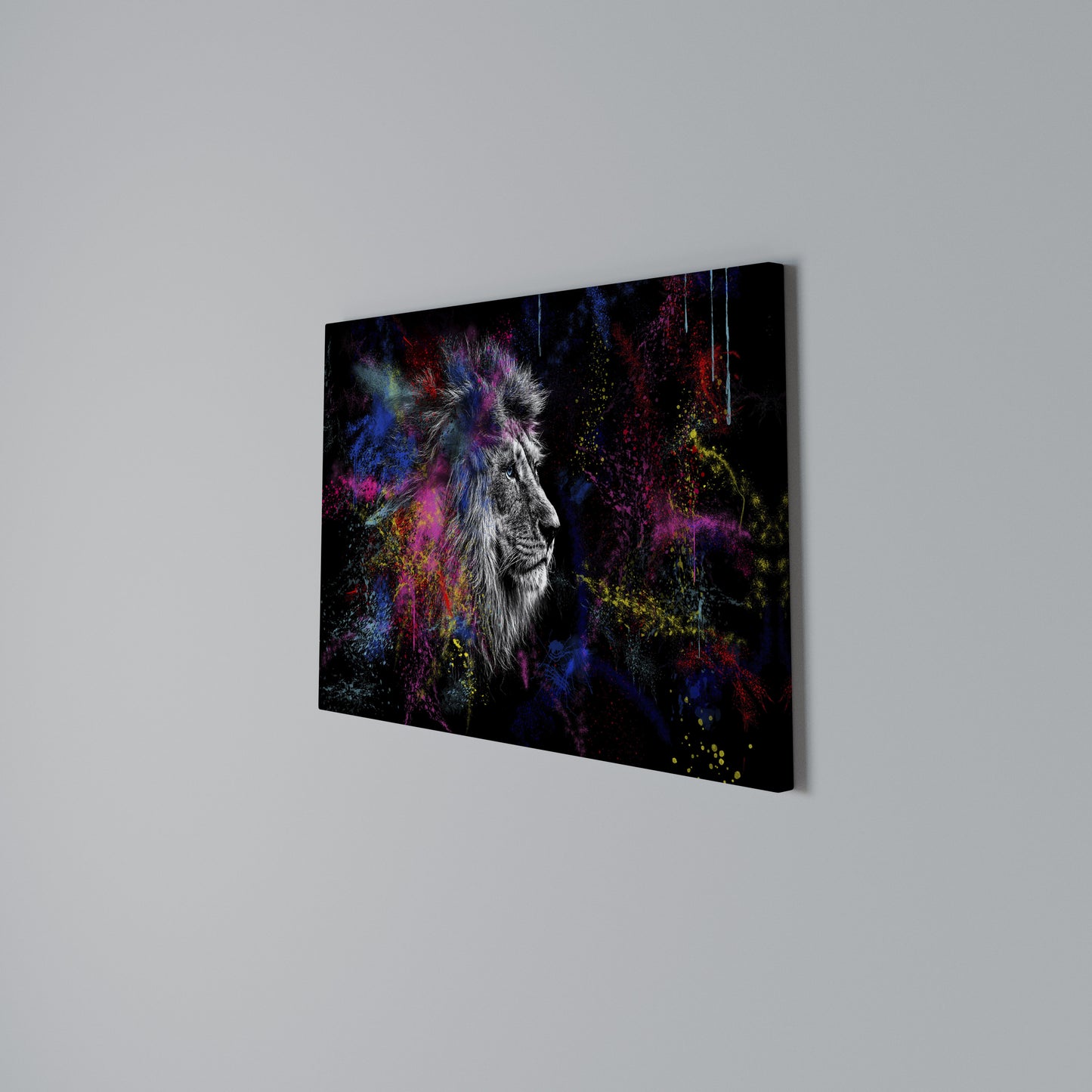 LION ARTISTRY Stampa su tela orizzontale