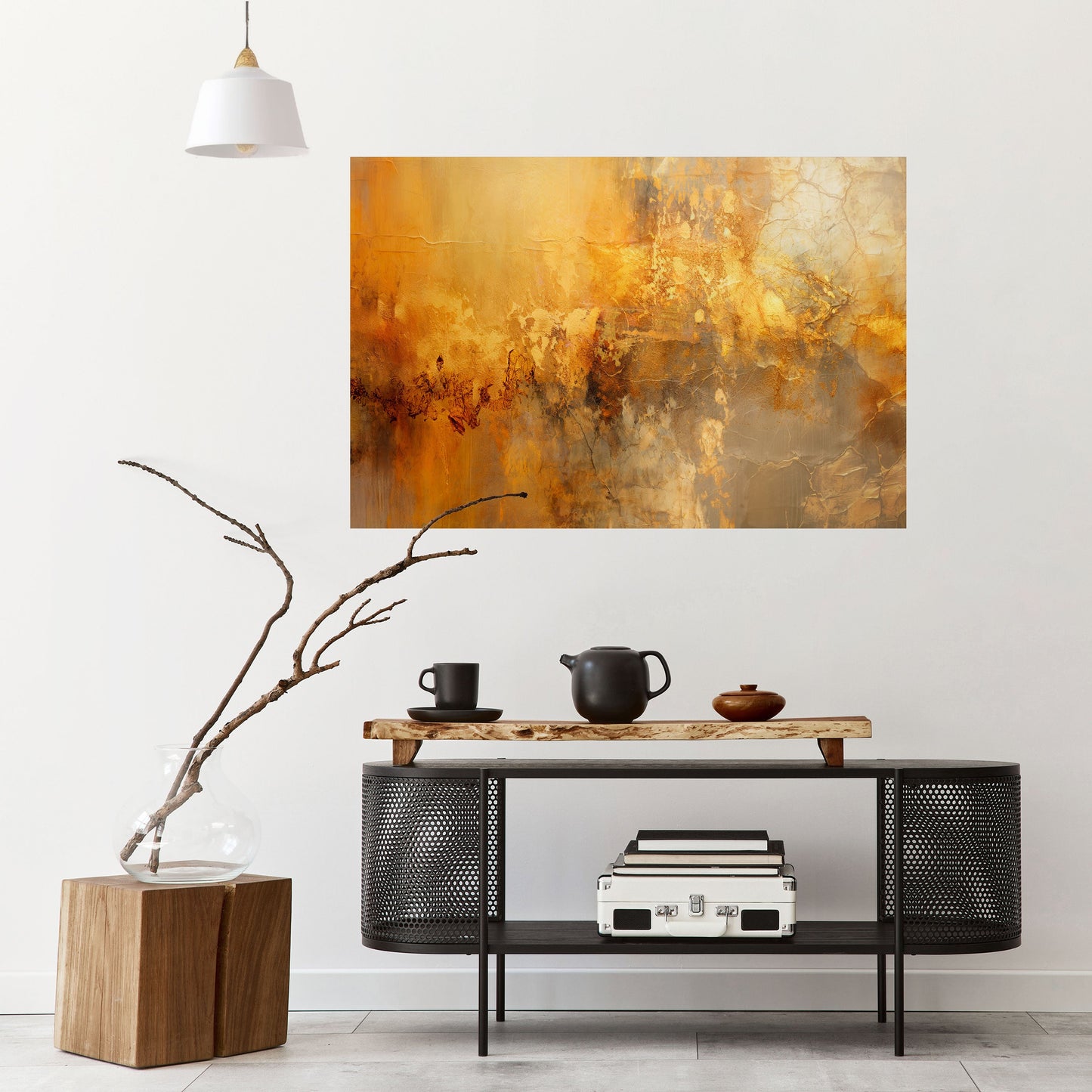 Poster orizzontale staccabile e attaccabile SEARING GLOW