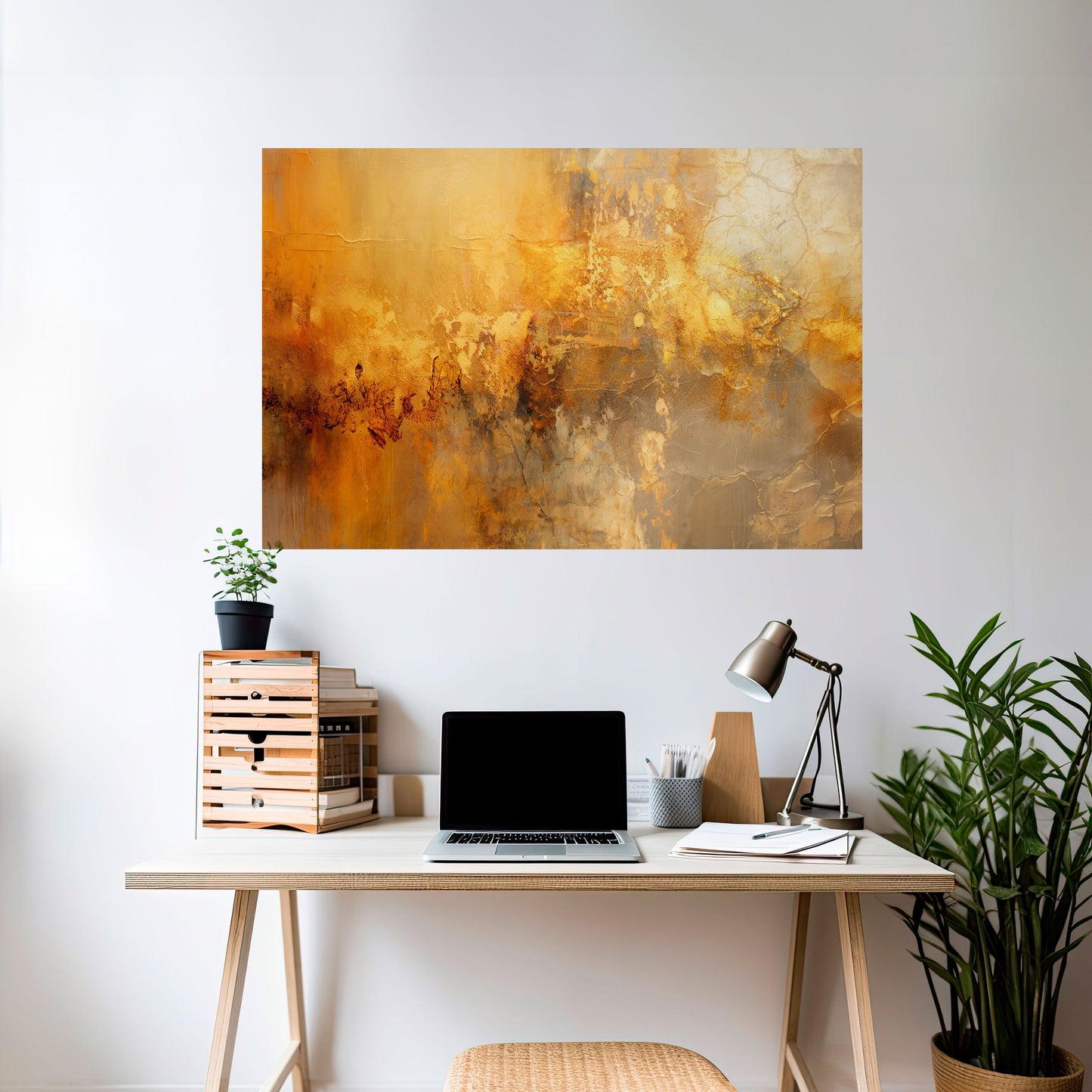 Poster orizzontale staccabile e attaccabile SEARING GLOW