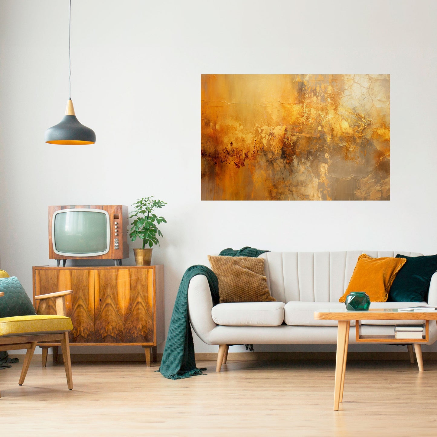 Poster orizzontale staccabile e attaccabile SEARING GLOW