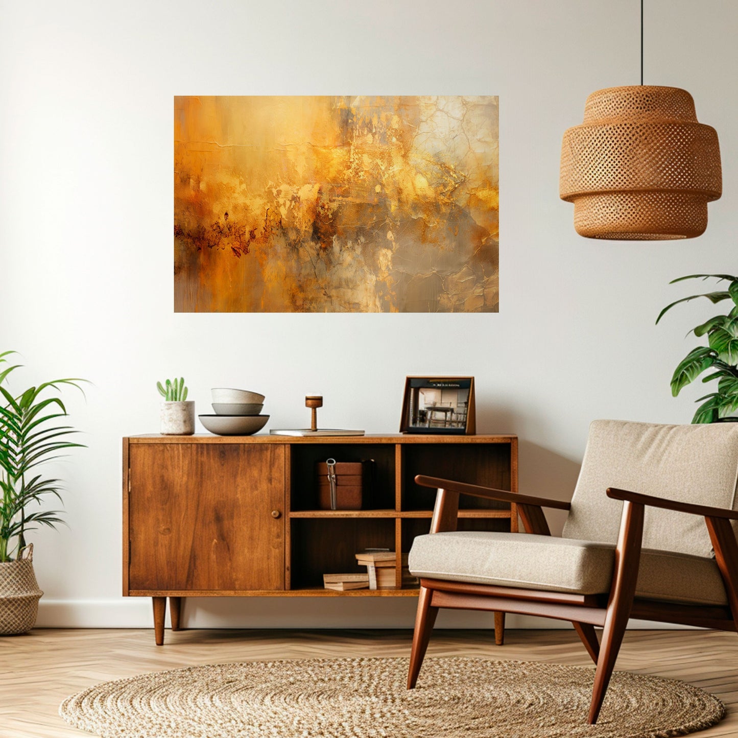 Poster orizzontale staccabile e attaccabile SEARING GLOW