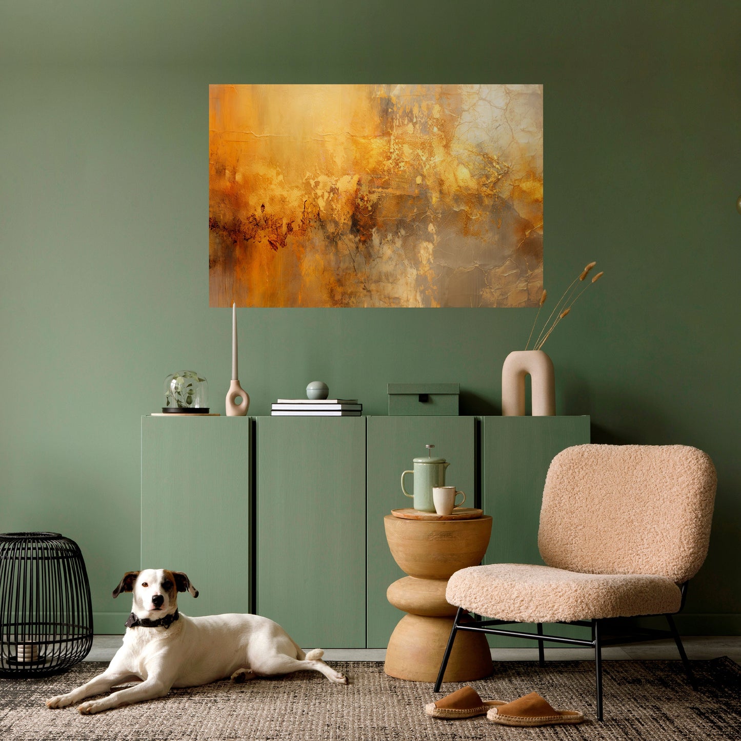 Poster orizzontale staccabile e attaccabile SEARING GLOW