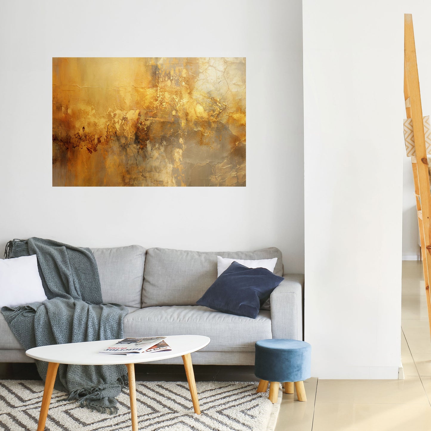 Poster orizzontale staccabile e attaccabile SEARING GLOW