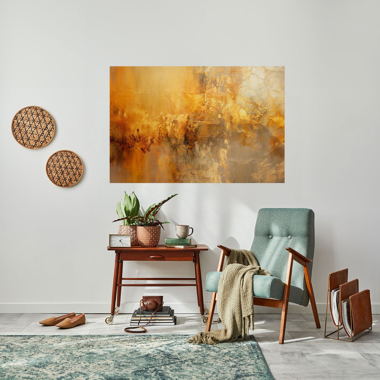 Poster orizzontale staccabile e attaccabile SEARING GLOW