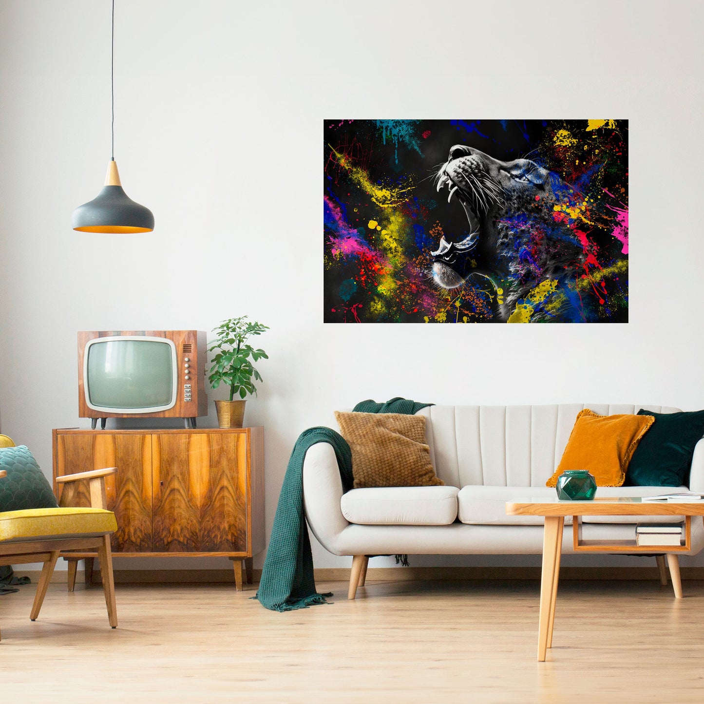 Poster orizzontale staccabile e attaccabile LAMPART ARTISTRY