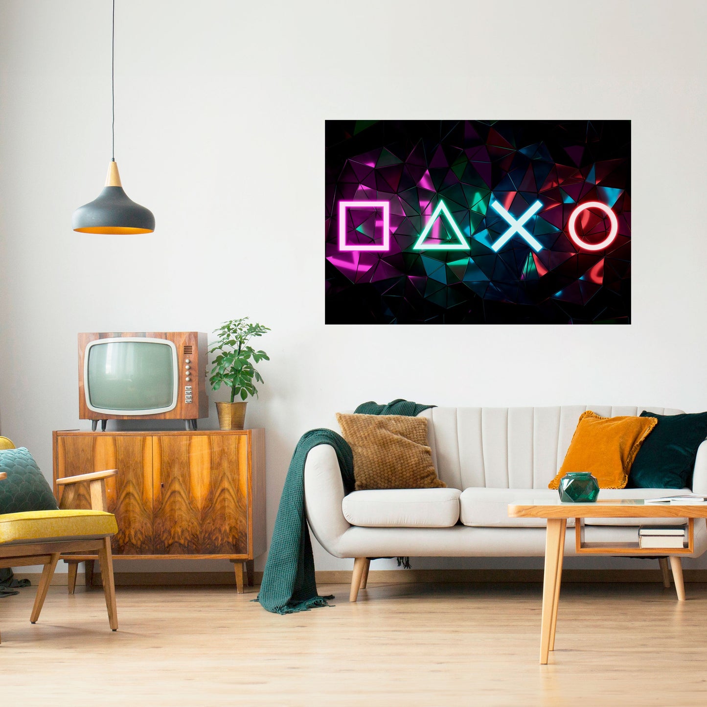 Poster orizzontale staccabile e attaccabile INFINITY ICON