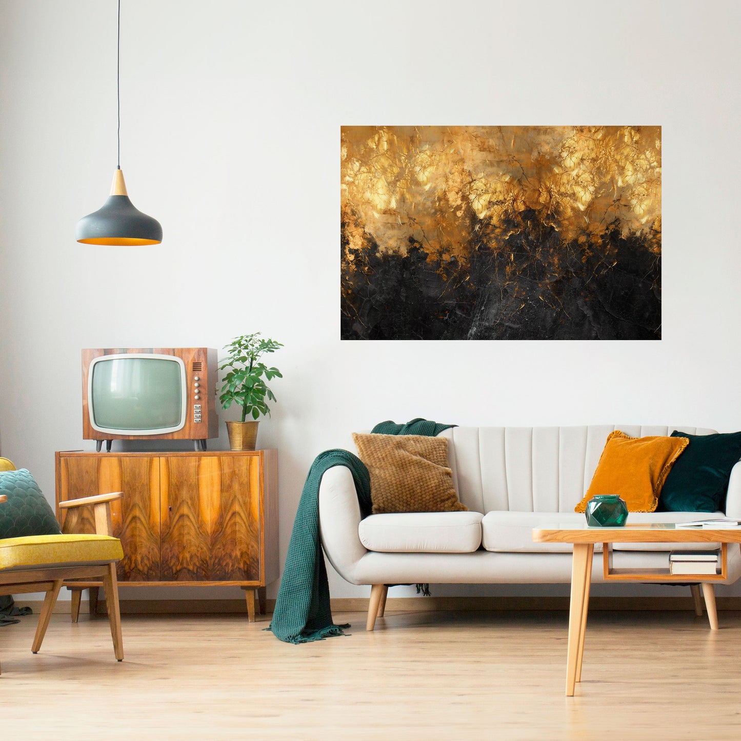 Poster orizzontale staccabile e attaccabile RADIANT SPARK