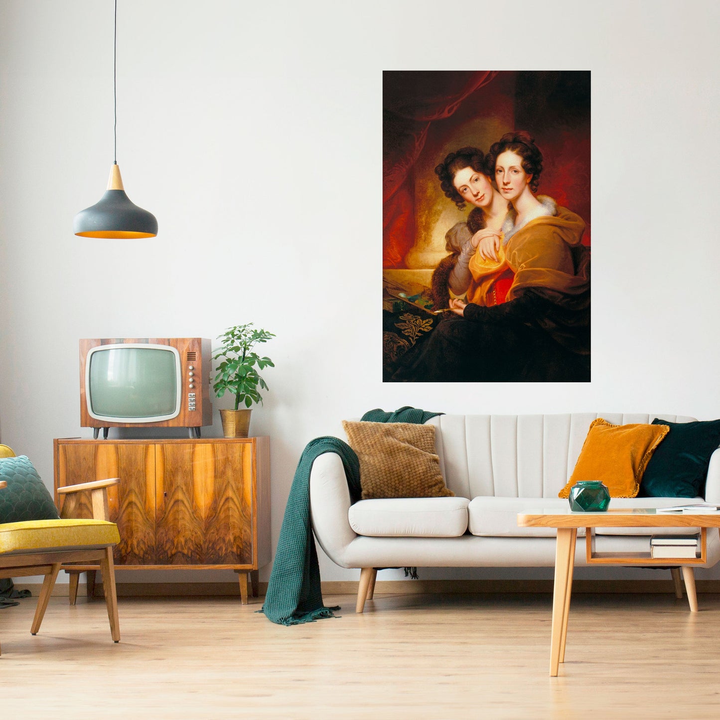 SIMMETRIA DELLE ANIME Poster verticale staccabile e attaccabile