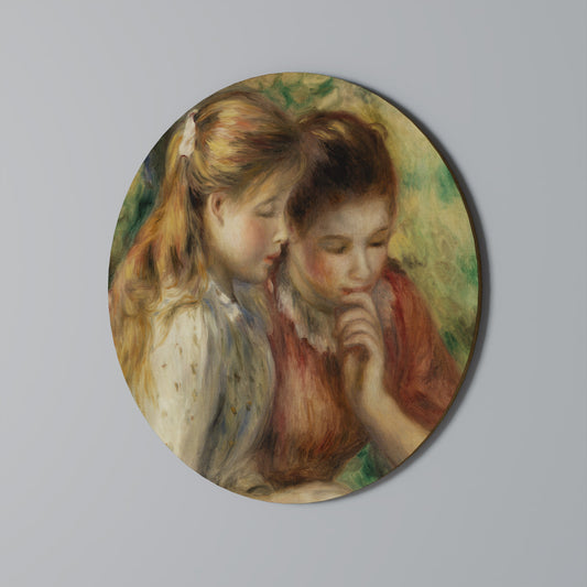 WHISPERS OF FRIENDSHIP Round Wall Art