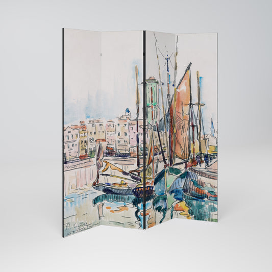 LA ROCHELLE Divisorio decorativo per ambienti a 4 pannelli